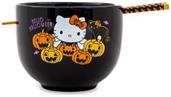 Sanrio Hello Kitty Pumpkins 20-Ounce Ramen Bowl and Chopstick Set