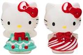 Sanrio Hello Kitty Holiday Dresses Ceramic Salt and Pepper Shaker Set