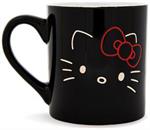 Sanrio Hello Kitty Black Outline Wax Resist Ceramic Mug | Holds 14 Ounces