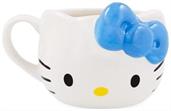 Sanrio Hello Kitty Blue Bow Sculpted Ceramic Mug | Holds 20 Ounces