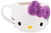 Sanrio Hello Kitty Purple Bow Sculpted Ceramic Mug | Holds 20 Ounces