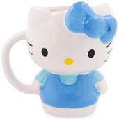 Sanrio Hello Kitty Blue Sculpted Ceramic Mug | Holds 20 Ounces