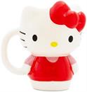 Sanrio Hello Kitty Red Dress Sculpted Ceramic Mug | Holds 20 Ounces