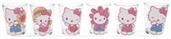 Sanrio Hello Kitty Springtime 2-Ounce Mini Shot Glasses | Set of 6