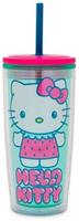 Sanrio Hello Kitty Strawberry Carnival Cup With Lid and Straw | Holds 20 Ounces