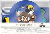 Harry Potter & Friends Chibi Styling 60 Piece Party Tableware Set | Cups | Plates | Napkins
