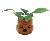 Harry Potter Mandrake Face 6 Inch Ceramic Planter with Faux Plant