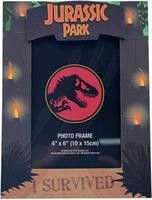 Jurassic Park I Survived Gate 4" x 6" 3D Photo Frame
