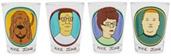 King Of The Hill Family Portraits 2-Ounce Mini Shot Glasses | Set of 4