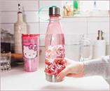 Hello Kitty Unicorn Rainbow Toss 20 Ounce Plastic Water Bottle