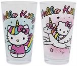 Sanrio Hello Kitty Unicorn 16-Ounce Pint Glasses | Set of 2