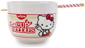 Sanrio Hello Kitty x Nissin Cup Noodles 20-Ounce Ramen Bowl and Chopstick Set