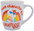 Sanrio Hello Kitty "Main Character Energy" Curved Latte Mug | Hold 25 Ounces