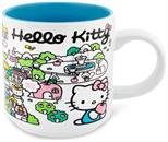 Sanrio Hello Kitty Pink Map Ceramic Mug | Holds 13 Ounces