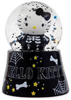 Sanrio Hello Kitty Black Skeleton Mini Light-Up Snow Globe | 3 Inches Tall