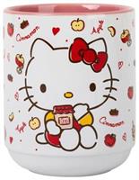 Sanrio Hello Kitty Cinnamon Apples Asian Ceramic Tea Cup | Holds 12 Ounces