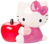 Sanrio Hello Kitty and Apple Ceramic Salt and Pepper Shaker Set