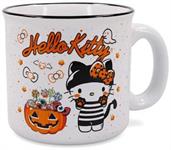 Sanrio Hello Kitty Halloween Trick-Or-Treat Ceramic Camper Mug | Holds 20 Ounces