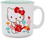 Sanrio Hello Kitty Watering Mushrooms Ceramic Camper Mug | Holds 20 Ounces