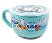 Disney Lilo & Stitch Aloha Ceramic Soup Mug With Vented Lid | Holds 24 Ounces