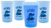 Disney Lilo & Stitch 4-Piece Color-Change Plastic Cup Set | Each Holds 15 Ounces