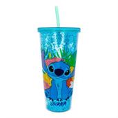 Disney Lilo & Stitch "Ohana" Carnival Cup with Lid and Straw | Holds 32 Ounces