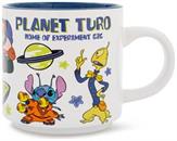 Disney Lilo & Stitch Planet Turo Single Stackable Ceramic Mug | Holds 13 Ounces