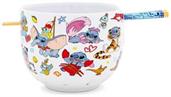 Disney Lilo & Stitch Costumes 20-Ounce Ceramic Ramen Bowl With Chopsticks
