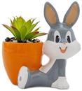 Looney Tunes Bugs Bunny 5-Inch Ceramic Mini Planter With Artificial Succulent