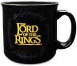 The Lord Of The Rings Gondor Black Ceramic Camper Mug | Holds 20 Ounces