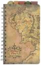 The Lord Of The Rings Map Of Middle-earth 5-Tab Spiral Notebook With 75 Sheets