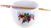 Marvel Retro Comics Group | 20-Ounce Ramen Bowl With Chopsticks