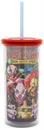 Killer Klowns From Outer Space Carnival Cup With Lid and Straw | Holds 20 Ounces