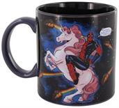 Marvel Deadpool and Unicorn In Space Ceramic Mug | Holds 20 Ounces