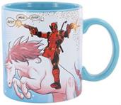 Marvel Deadpool and Unicorn "Best Mug Ever" Ceramic Mug | Holds 20 Ounces