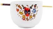 Marvel Deadpool Icons 20-Ounce Ramen Bowl and Chopstick Set