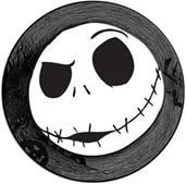 Nightmare Before Christmas Jack Skellington Face 3D Wall Wobbler