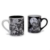 Disney The Nightmare Before Christmas Stormy Night Ceramic Mugs | Set of 2