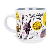 Disney The Nightmare Before Christmas Allover Icons Ceramic Stacking Mug | Holds 13 Ounces