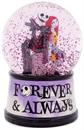 Disney The Nightmare Before Christmas "Forever & Always" Light-Up Snow Globe