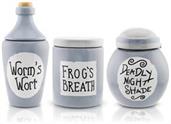 Disney The Nightmare Before Christmas Sally's Mini Storage Jars 3-Piece Set