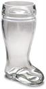 Santa Claus Boot Sculpted Glass Cup | Holds 23 Ounces