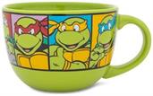 Teenage Mutant Ninja Turtles Characters Ceramic Soup Mug | Holds 24 Ounces