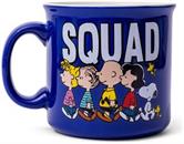 Peanuts Characters "Squad" Ceramic Camper Mug | Holds 20 Ounces