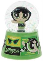 The Powerpuff Girls Buttercup Comic Panels 3-Inch Mini Light-Up Snow Globe