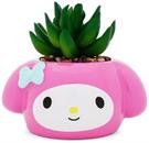 Sanrio My Melody 3-Inch Ceramic Mini Planter With Artificial Succulent