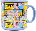 Nickelodeon SpongeBob SquarePants Character Grid 20-Ounce Ceramic Camper Mug