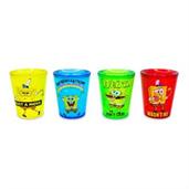 SpongeBob SquarePants Happy Laugh Flowers Twist Spout Water Bottle &  Sticker Set 