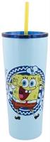 Spongebob Squarepants Stainless Steel Tumbler With Lid | Holds 22 Ounces