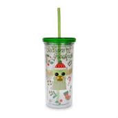 Star Wars: The Mandalorian Grogu Christmas Icons Carnival Cup With Lid and Straw